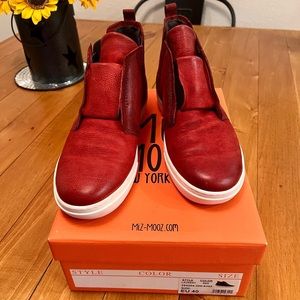 Miz Mooz Red Laurent Sneakers Size 9